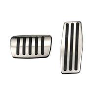 Frein Couvercle Pédale Carburant Pour Chevrolet Pour Chevy Pour Cruze Pour Malibu Pour Equinox Pour Trax Pour Aveo Accessoires Voiture Couvre-pédale Frein À Gaz(Steel No Clip AT2pcs)