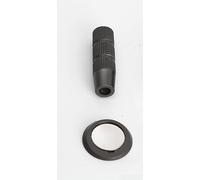 Frein de butée de porte en alliage de zinc 4,5 mm plat sans perçage (gris | Conception cachée, seulement 4,5 mm, force de maintien magnétique, coupe-vent, pour portes lourdes