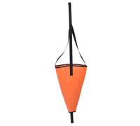 Frein de dérive en PVC, Sea Anchor Drogue pour kayak et canoë, ralentit votre bateau, orange