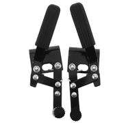 Frein de Fauteuil Roulant à Main Double, Structure Vissée, Noir | Pièce de Rechange Métal et Plastique, Système de Stationnement Renforcé, Usage Maison et Hôpital