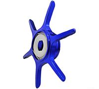 Frein de frein Sixstar en alliage d'aluminium usiné CNC pour moulinet de pêche Aldebaran 22 BFS/25 DC, adapté pour les modèles Shimano et Aldebaran, mise à niveau du moulinet (bleu foncé)