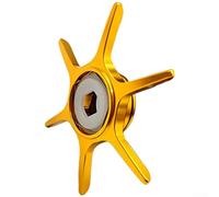 Frein de frein Sixstar en alliage d'aluminium usiné CNC pour moulinet de pêche Aldebaran 22 BFS/25 DC, adapté pour les modèles Shimano et Aldebaran, mise à niveau du moulinet (rose)