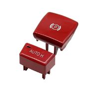 Frein de stationnement pour BMW X5 X6 E70 E71 E72 2007-2013, Interrupteur de Frein à Main électronique, Couvercle de Bouton Automatique, unité de Commande d'actionneur de Frein à Main (Rouge, 1 Jeu)