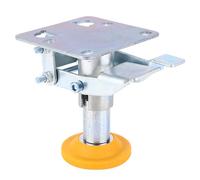 Frein de Verrouillage de Sol, Frein de Verrouillage de Sol Antidérapant, Verrouillage de Sol à Hauteur Réglable, Verrouillage de Sol à Roulettes à Résistance au Poids Stable et