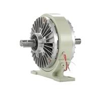 Frein d'embrayage à poudre magnétique, 0.6-10KG, arbres simples/doubles, frein à poudre électromagnétique DC24V avec Base(FL-A-12 1.2kg)