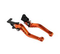 Frein d'embrayage Levier De Frein De Moto 1 Paire 7/8 "22mm Freins De Moto Embrayage 125cc Pit Bike Embrayage Et Leviers Accessoires De Moto Avant(Orange)