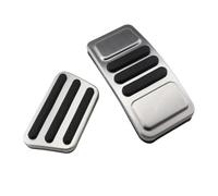 Frein D'embrayage Repose-Pieds Pour Ford Pour Mustang 2015 2016 2017 2018 2019 2020 2021 2022 Pédales De Voiture Accélérateur À Gaz Frein Repose-pied Pédale Couvercle(2Pcs AT)