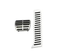 Frein D'embrayage Repose-Pieds Pour SEAT Pour Leon Pour 1P Pour MK2 2005-2012 LHD Pédale Frein À Gaz Antidérapante Couvercle D'accélérateur En Acier Inoxydable Pédales(AT 2pcs)