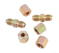 Frein et connecteurs 10 mm x 1 mm pas 2 voies en ligne mâles et femelles écrous compatibles avec les raccords de tuyau de frein 3/16 B pour camion voiture
