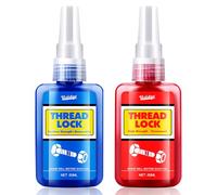 Frein Filet Fort et Moyen, 2x50ml Frein Filet Bleu et Rouge pour Les Écrous de Verrouillage, Boulons, Métaux, Liquide de Frein pour Prévenir Le Desserrage et La Corrosion (Démontable + Permanent)
