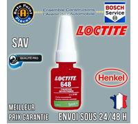 Frein Filet Fort - LOCTITE - 648 - 5mL - Résistance à la température - Fixation pièces serrées