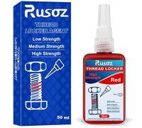 Frein Filet Haute Résistance 50ml Adhésif Anaérobie Pour Le Collage De Métalliques Frein Filet Blocage Vis Écrou (Rouge)