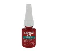 Loctite 271, frein filet résistance forte, frein filet rouge pour blocage et étancheité des fixations filetées, Flacon 5 ml - aspect rouge