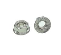 Frein-filet, M3 M4 M5 M6 M8 M10 M12 M14 M16 304 acier inoxydable DIN6923 écrou hexagonal(M6(30PCS))
