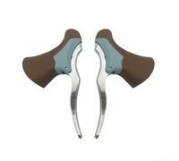 Frein Fixie Alliage Résistant 23.8mm Compact Frein Fixie Alliage | Construction pour robuste alliage, pour confortable, idéal longue distance, résistance pour usure, style moderne(Brown)