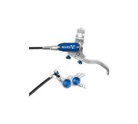 Frein gauche hope tech4 evo gr4 argent bleu durite standard