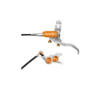 Frein gauche hope tech4 evo gr4 argent orange durite standard