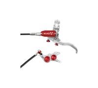 Frein gauche hope tech4 evo gr4 argent rouge durite standard
