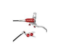 Frein gauche hope tech4 evo tr4 argent rouge durite standard