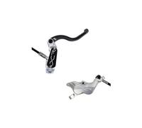 Frein gauche hope xcr pro e4 argent durite noire