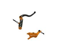 Frein gauche hope xcr pro e4 orange durite noire