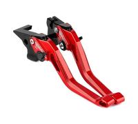 Frein Levier poignée d'embrayage pour Suzuki pour GSXS750 2011-2022 Leviers De Frein Et d'embrayage Réglables pour Moto Levier Moto(Red Black)