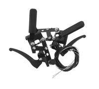 Frein Manuel pour Fauteuil Roulant avec Câble et Verrouillage Antidérapant | Acier Abs, Installation Rapide Main, Usage Maison et Hôpital, pour Fauteuils Manuels Universels