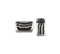 Frein Pédales Pour Ford Pour Focus 2 3 4 MK2 MK3 MK4 St RS 2005-2018 AT MT Pédale Frein Carburant Acier Inoxydable Pédale Repose-pédale Ensemble Couvercle(AT)