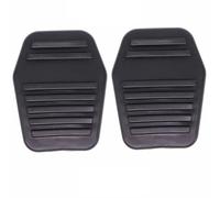 Frein Repose-Pieds Pédale Pour Focus Pour MK1 Pour Fiesta Pour MK5 Pour Fusion Pour Cougar Caoutchouc Frein Embrayage Pédale Couvre Accessoires 2 Pièces(Type A)