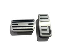 Frein Repose-Pieds Pédale Pour HRV 2021 2022 2023 LHD AT Pédales Voiture Couvre Accélérateur Pédale Frein Repose Pédales Tapis Antidérapant Accessoires(AT Silver 2 pcs)
