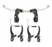 Frein v-brake alu noir (etriers et leviers avant + arriere) (kit)
