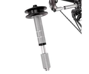 Frein virtuel chaîne vélo rouleau POM roulements double défilement | Fluide de changement de vitesse lisse montage rapide 1 clic entretien chaîne applicateur lubrifiant pour chaîne moto
