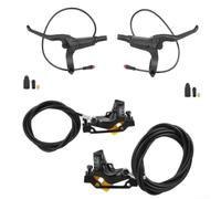 Freinage Hydraulique Ligne 1350mm et 2200mm Freinage Hydraulique | Étriers 4 pistons, pour puissance de freinage supérieure, sécurité accrue, pour avant pour gauche et arrière droit(set)