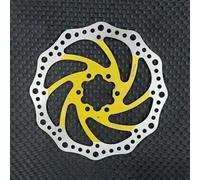 Freins à disque flottants avancés pour vélo ; parfaits pour une utilisation hors route et longue distance (jaune 160)
