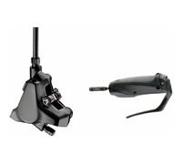 Freins à disque hydraulique levier gauche TRP TT - FlatMount Noir