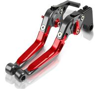 Freins à Tambour de Moto leviers de Frein d'embrayage réglables Extensibles pliants de Moto for Honda for leviers de réservoir VF1000 1997-2004, Levier d'embrayage et de Frein