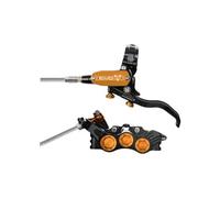 Freins complets hope tech 4 evo v6ti mono edition set 220 200mm avec durite aviation