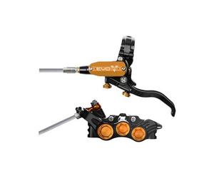 Freins complets hope tech 4 evo v6ti mono edition set 220 200mm avec durite aviation