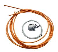 Freins Frein à Tambour Pour Vélo 1 ensemble de boîtier de tuyau de ligne à vitesse Variable, ensemble universel de tuyaux de frein de VTT, pièces de vélo Vélo de Frein à Tambour(1 Set Orange)