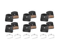 Freins Frein à Tambour Pour Vélo Plaquettes de frein à disque en céramique pour vélo Shimano H03A D03S, plaquettes de frein hydrauliques pour vtt M640 M820 M8120 Vélo de Frein à Tambour(BL-04S 6Pair)