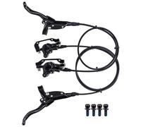 Freins hydrauliques de vélo | Frein 76 cm, frein arrière 135 cm, kit de frein de rechange avec adaptateur pour vélo, kit de freins de VTT - Pour cyclisme, randonnées à vélo de route, circulation