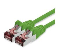 freiwerk Câble réseau Cat.6 7,5m vert - 1 x câble Ethernet Lankabel Cat6 Câble réseau Lan Sftp Pimf patch cable 1000 Mbit s