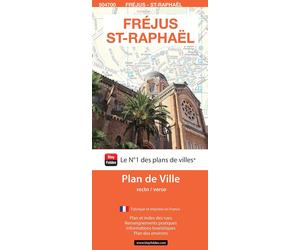 Fréjus et Saint-Raphaël, département du Var - Plan de ville | Blay Foldex - 2026