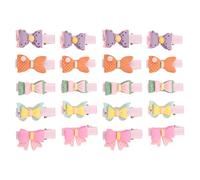 FRELEAN 20pcs Double Couche Bowknot Hairpins pour Chiens et Chats | Arcs de Poils d'animaux Faits à la Main pour Les Cheveux Longs | Accessoires Mignons pour Les fêtes/Voyages/Usage