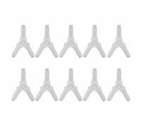 FRELEAN Connecteurs de Pompe à gaz d'aquarium de Type 10pcs | Raccords de tuyaux à 3 Voies pour Le réservoir de pêche/hydroponie/Pompe à oxygène | Plastique Transparent, 6 Tailles (4.8mm)