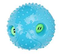 FRELEAN Jouet pour chien avec balle criante | Mordre fort avec son de charlatanisme | Jouet de mastication interactif pour le soin des dents / massage des gencives | Jouet