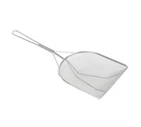 FRELEAN Reptile Sand Scoop | Stainless Steel Mesh Litter Tool for Tortoise/Lizard/Snake | Sturdy Corner Shovel with Ergonomic Handle | 18.5 inch Enclosure Waste Remover