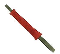 FRELEAN Sturdy Leather Tug d'entraînement pour chien | Double poignées pour l'entraînement de la bite et du chase | Jouet interactif pour chiens/chiots actifs | Redish Brown, 66 cm