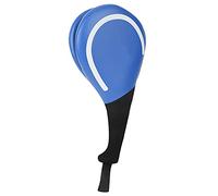FRELEAN Taekwondo Foot Target Pad | Équipement d'entraînement en Cuir PU en Cuir pour Kickboxing/Sanda/Boxe | Double Coup de Pied avec Un Son Fort pour la Maison et l'utilisation du (Blue)