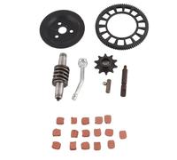 FRELEAN Transmission Shaft Gear Kit for 66cc 80cc Motorisé Cycle | High Strength Metal Alloy Drive Chain & Lever Set | Replacement Gear Set for Cycle Motor Output & Smooth Driving